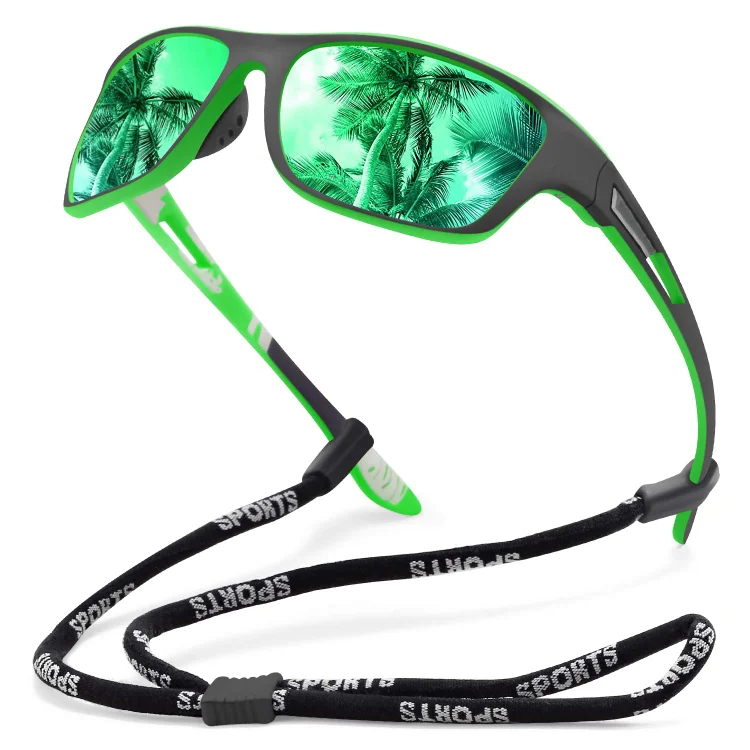 🚵‍♂️😎 ⚡ Męskie sportowe okulary przeciwsłoneczne, polaryzacyjne, z prawdziwą lustrzaną soczewką, nowoczesne i odporne na kurz, idealne do jazdy na rowerze na świeżym powietrzu
