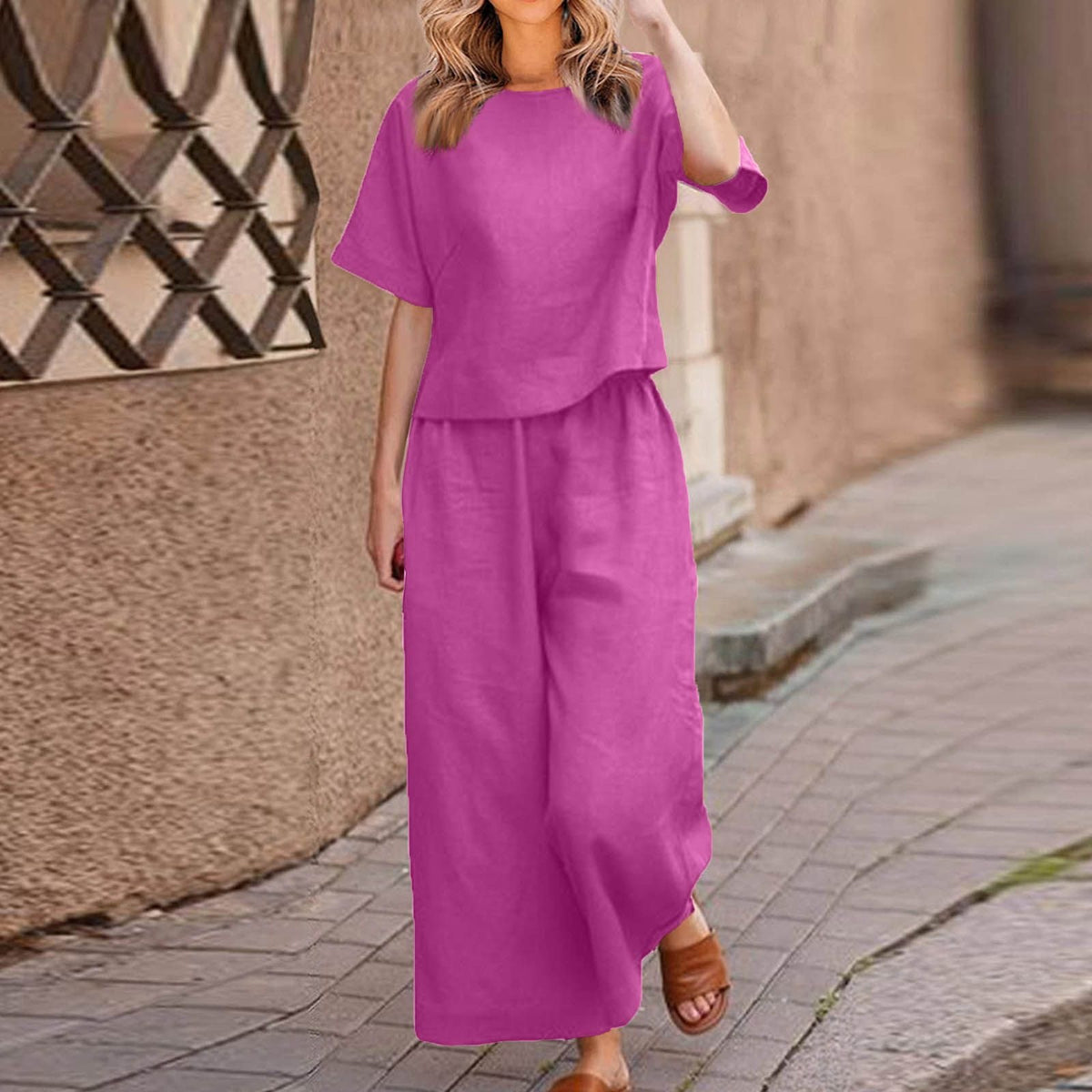 🧥【 S–2XL】Elegante conjunto de dos piezas para mujer — Holgado y cómodo 🍂