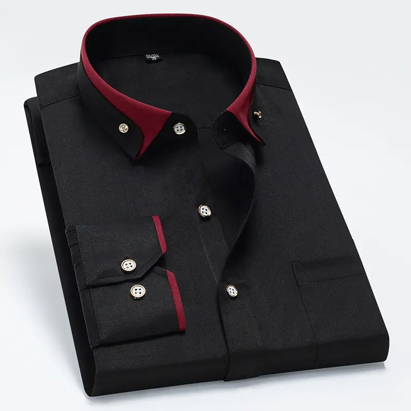 【S-4XL】🔥👕 Nova moška zračna poslovna srajca za prosti čas iz leta 2025